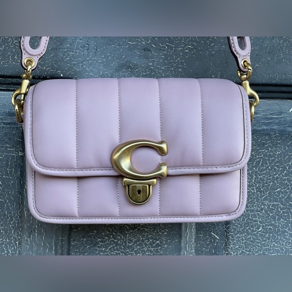 NWOT Coach Quilted Studio 19 light purple - Picture 13 of 16